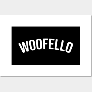 Woofello - Dog Hello - Funny Dog Lover Gift Posters and Art